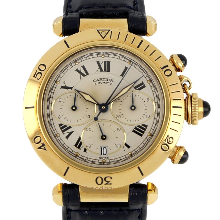 First released in 1985, the Pasha de Cartier was created by the Parisian manufacture in honour of the Pasha of Marrakesh, who was a lover of fine watchmaking and a lifelong customer of Louis Cartier in the early 20th century. The watch was one of the later creations from legendary watch designer Gerald Genta, who was enlisted by then CEO Alain-Dominique Perrin to make a luxury sports watch to compete with the Rolex Submariner, AP Royal Oak and Patek Philippe Nautilius. As the creator of two of t Pasha De Cartier, Ap Royal Oak, Gerald Genta, Cartier Pasha, Cartier Santos, Patek Philippe Nautilus, Breitling Navitimer, Audemars Piguet Royal Oak, Rolex Day Date