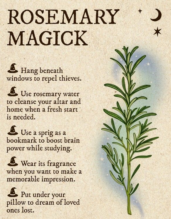 Rosemary Wreath For Protection, Tree Witchcraft, Magickal Herbs, Witch Herbs, Witch Spirituality, Magic Spell Book, Magic Herbs, Magical Herbs, Wiccan Spell Book