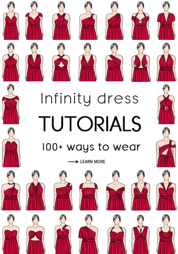 How To Tie Infinity Dress Tutorials, Wrap Ankara Dress, How To Tie Infinity Dress, Infinity Dress Plus Size, Infinity Dress Tutorial, Infinity Dress Ways To Wear, Infinity Dress Styles, Bridesmaid Dresses Short, Multiway Bridesmaid Dress