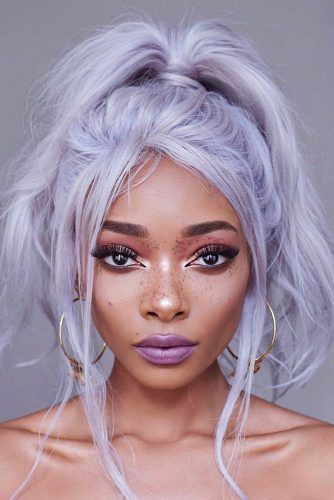 Nyane Lebajoa, Female Makeup, Easy Hairdos, Lilac Hair, Pastel Hair, Haircuts For Long Hair, Grunge Hair, 인물 사진, Hair And Makeup