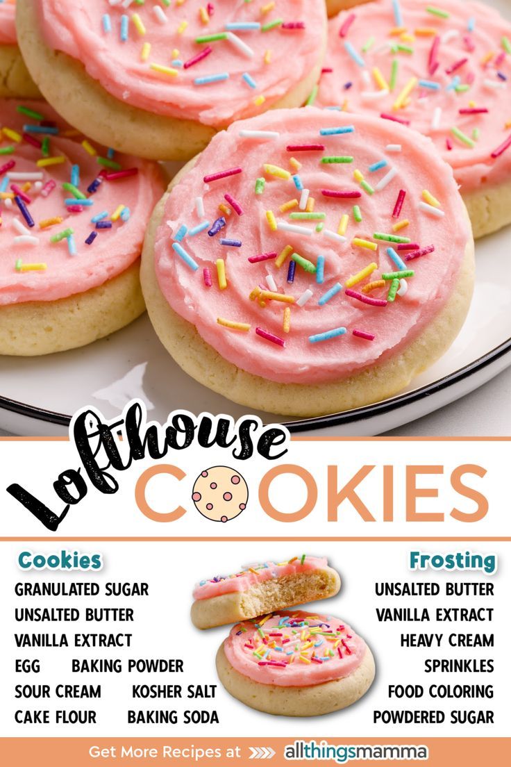 the front cover of this magazine features frosted sugar cookies with sprinkles