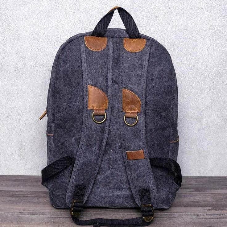 This Men's Backpacks Canvas Backpack Schoolbag is the perfect choice for carrying your laptop and other everyday items. Made from high-quality cotton canvas, it features adjustable straps, and plenty of room for your laptop, books, and other items. It is stylish and durable, making it a great choice for any occasion. It also features a 14-inch laptop compartment for added convenience. Enjoy the convenience of this stylish and practical backpack.  ITEM DETAILS  Item Type: Backpacks 
Lining Material: Polyester 
Interior: Computer Interlayer,Interior Zipper Pocket,Interior Slot Pocket,Cell Phone Pocket 
Closure Type: Zipper 
Main Material: Canvas 
Style: Casual 
Style: Fashion men's backpacks 
Features: Casual rucksacks 
Size: 18.11 x 11.81 x 5.12 inches/ 46 x 30 x 13 cm, fit 14 inches lapto Urban Canvas Backpack, Black Rectangular Canvas Backpack, Large Capacity Canvas Laptop Backpack, Cotton Canvas Backpack For Everyday Use, Canvas School Bag With Laptop Sleeve, Cotton Canvas Bag For Everyday Use, School Canvas Bag With Laptop Sleeve, School Canvas Bags With Laptop Sleeve, Everyday Cotton Canvas Backpack