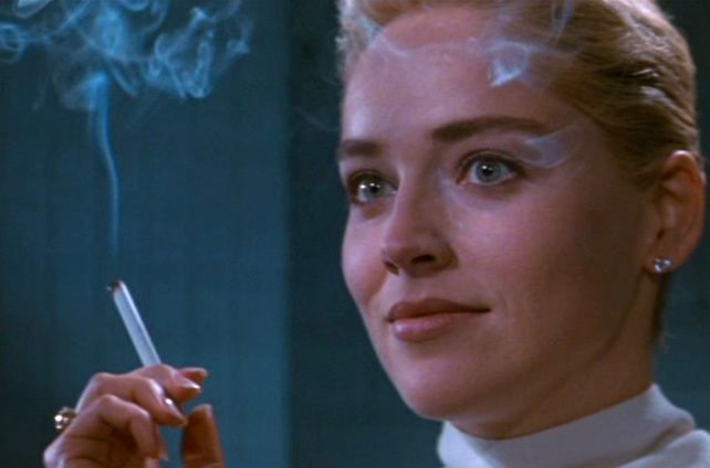 Catherine Tramell, Basic Instinct 1992, Basic Instinct, Sharon Stone, Film Aesthetic, Feminine Energy, Classy Women, Jennifer Aniston, Tv Stars