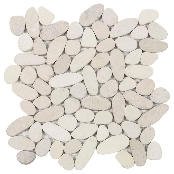 a pile of white and grey pebbles on a white background with clipping for text