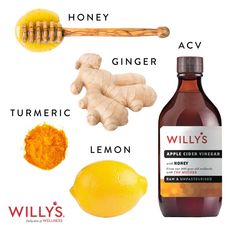 the ingredients for honey, ginger, turment, lemon and honey