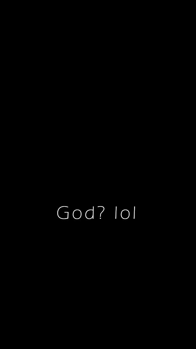 a black background with the word god? on it