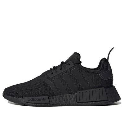 adidas NMD_R1 'Triple Black' GZ9256 (SNKR) Adidas Running Shoes With Boost Midsole For Streetwear, Adidas Urban Streetwear Running Shoes, Adidas Urban Running Shoes For Streetwear, Low-top Running Shoes With Three Stripes For Streetwear, Athleisure Running Shoes With Three Stripes Branding, Athleisure Running Shoes With Three Stripes For Streetwear, Adidas Streetwear Running Shoes With Cushioned Footbed, Adidas Athleisure Running Shoes For Streetwear, Adidas Sportswear Running Shoes For Streetwear