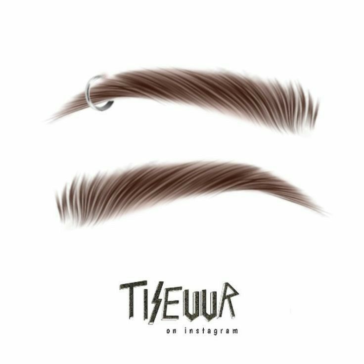 two long brown hair with the word'twewr'in black on it