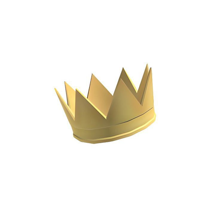 a golden crown on a white background with no image to describe, this is an illustration