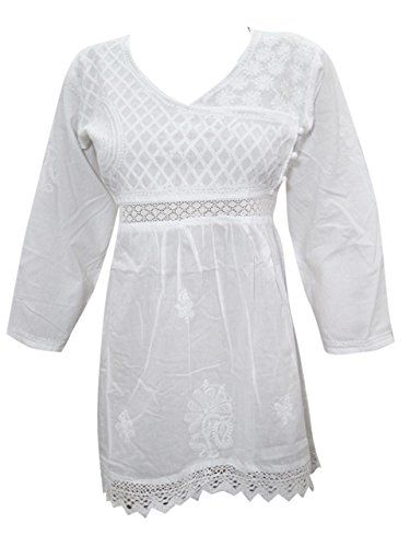 Mogul Women's Tunic Top Cotton Hand Embroidered White Chi... https://www.amazon.com/dp/B01K4ORPJK/ref=cm_sw_r_pi_dp_x_B-2Wzb1XXGCRK White Chikankari Blouse, Chikankari Blouse, Cars Women, White Tunic Tops, White Tunic, Online Ads, Women Tunic Tops, Indian Cotton, Cotton Blouse