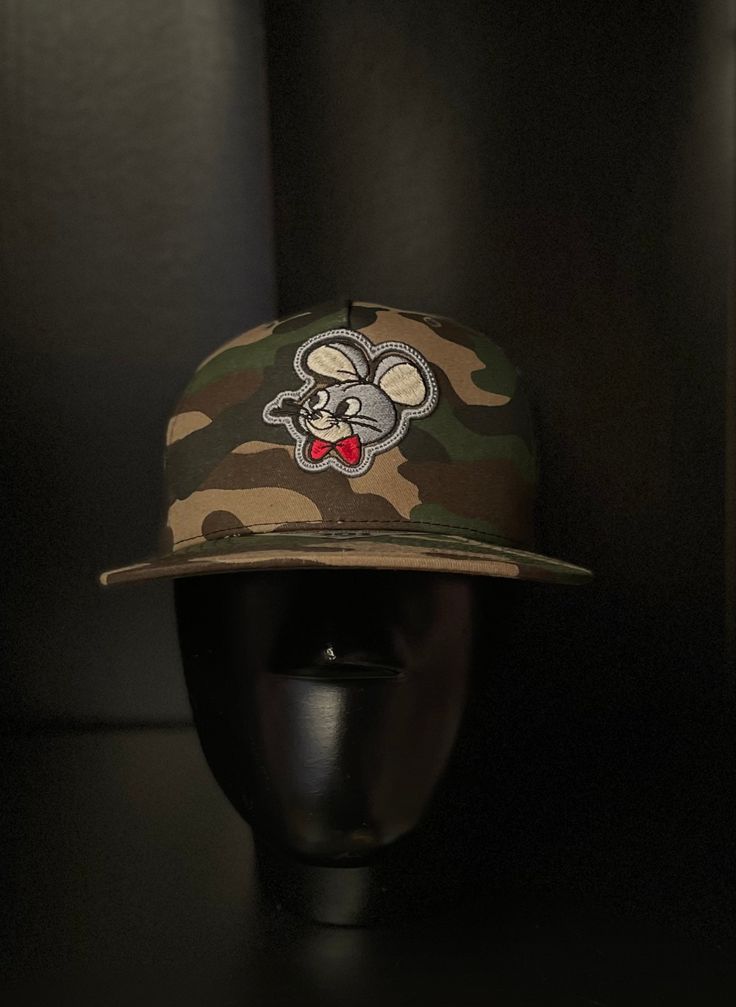 This snapback is a great gift for yourself or someone else, it is embroidered and very good quality! If you have any questions feel free to contact me! Casual Camouflage Snapback Baseball Cap, Casual Camouflage Snapback Hat With Flat Brim, Casual Camouflage Hat With Flat Brim, Casual Camouflage Flat Brim Hat, Casual Flat Brim Camouflage Hat, Military Camouflage Snapback Hat With Curved Brim, Military Style Camouflage Snapback With Curved Brim, Military Style Snapback Hat With Flat Brim, Adjustable Camouflage Snapback Hat With Flat Bill