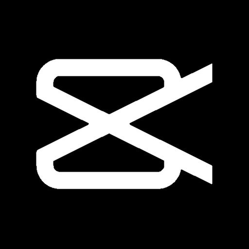 a black and white logo with the letter s in it's center, on a dark background