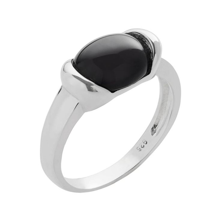 Add the perfect finishing touch to your look with this onyx sterling silver ring. Comes in a gift box. Click on this JEWELRY & WATCHES GUIDE to learn about fit, styles, materials and more!RING DETAILS Width: 8.1 mm Metal: rhodium-plated sterling silver STONE DETAILS Stone type: genuine onyx Setting: bezel  Size: 9. Color: Black. Gender: female. Age Group: adult. Vintage Style Outfits Retro, Right Hand Rings, Onyx Ring, Vintage Style Outfits, Ring Silver, Samsung Gear Watch, Rhodium Plated, Sterling Silver Ring, Silver Ring