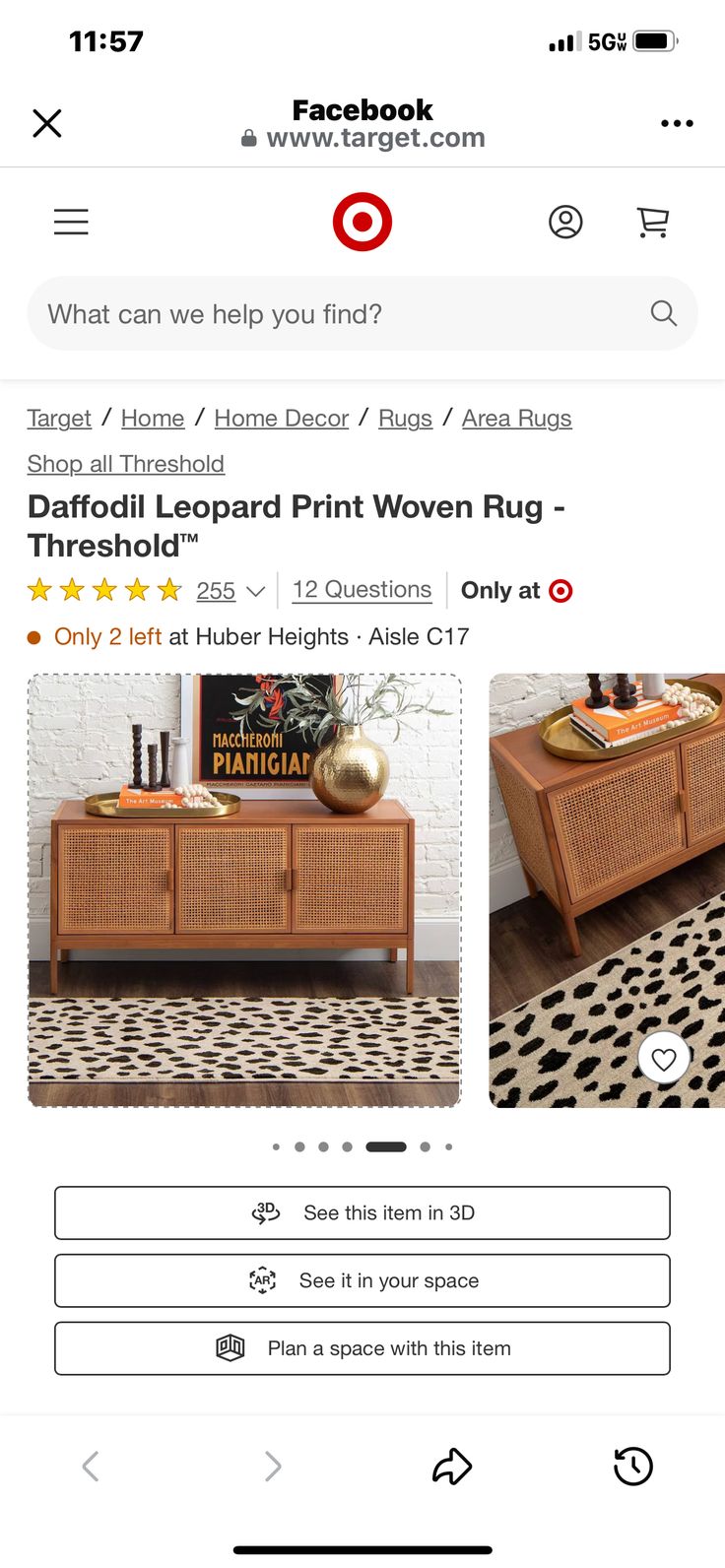 a screen shot of an article about the furniture on instagram, which includes photos and text