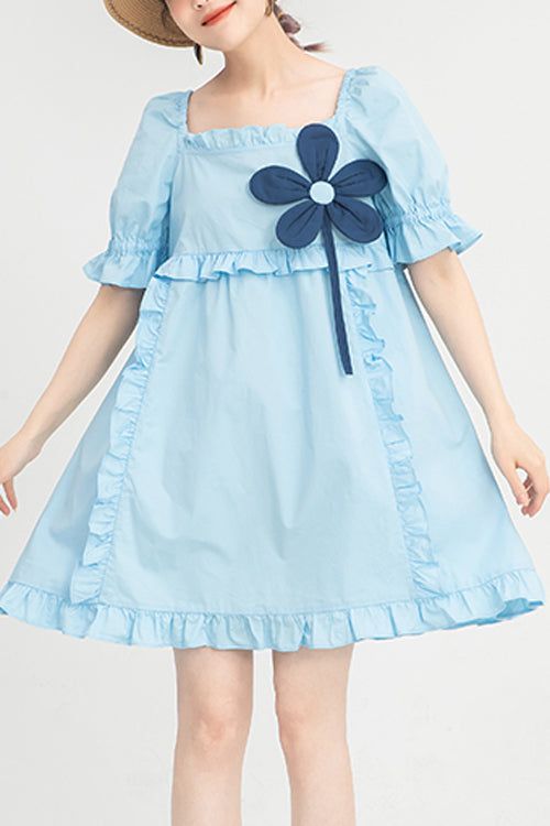 SKU: LIN01588 Fabric: Polyester Cotton Style types: Sweet Lolita Season: Spring, Summer, Autumn, Winter Notice: Any of the accessory is not included. Size(IN) Sleeve Length Bust Dress Length S 13.39 37.80 32.68 M 13.58 39.37 33.07 L 13.78 40.94 33.46 Style Types, Bust Dress, Kid Clothing, Hacks Clothes, Fashion Hacks, Sweet Lolita, Fashion Hacks Clothes, Flower Accessories, Kawaii Girl