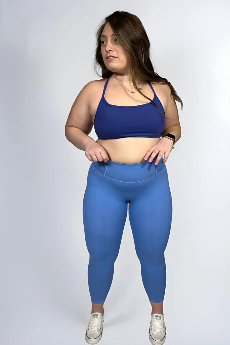 Elevate Your Active Look with Our Ruche Leggings The next staple for your athletic wardrobe: our high-waisted, squat-proof seamless leggings. Carefully crafted to cater to the modern woman, these leggings prioritize both form and function. Whether you're conquering a grueling workout session or strutting down urban alleys, they promise to have you covered, quite literally! Made with our specialized Compression Fabric, they contour snugly to your body, ensuring you're supported in all the right p Full Length Blue Activewear For Workout, Medium Support Squat Proof Gym Bottoms, Compressive Blue Leggings For Workout, Blue Full-length Activewear For Pilates, High Waist Squat Proof Gym Leggings, Squat Proof Compression Leggings For Pilates, Compressive Squat-proof Leggings For Workout, High Waist Squat Proof Leggings For Gym, Compressive Squat Proof Leggings For Light Exercise