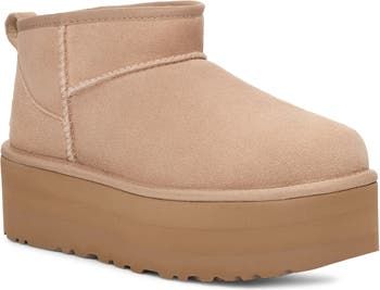 UGG® Classic Ultra Mini Platform Boot (Women) | Nordstrom Ultra Mini Boots, Ugg Boot, Mini Boots, Platform Boots Women, Ugg Classic Ultra Mini, Cozy Boots, Ugg Classic, Sky High, Platform Boots