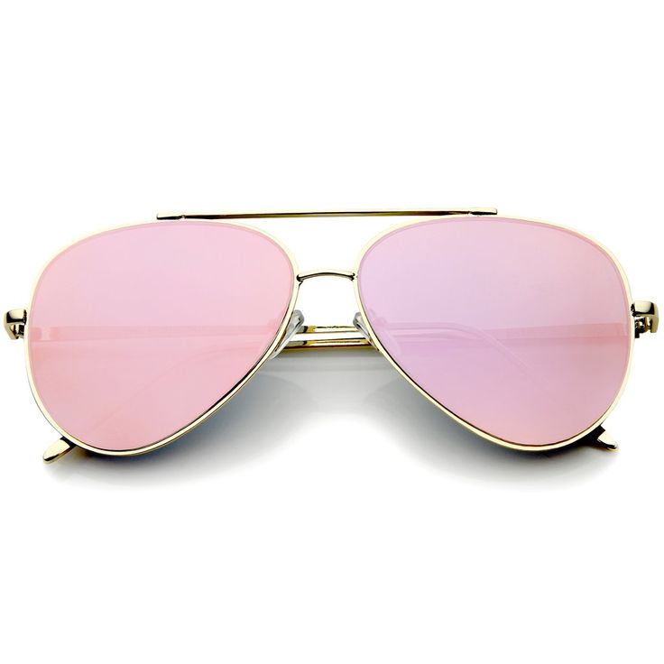 Mirror Flat, Oversized Aviator Sunglasses, Cat Eye Colors, Fake Glasses, Mirrored Aviators, Mirrored Aviator Sunglasses, Metal Frame Mirror, Cute Sunglasses, Pink Mirror