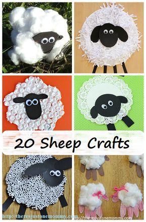 sheep crafts for kids that are easy to make