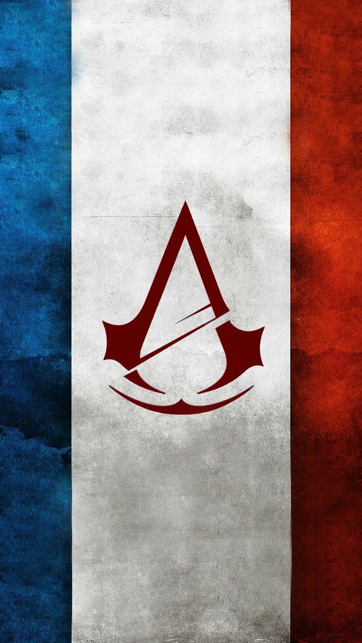 the flag of france with an image of a bow and arrow on it's side