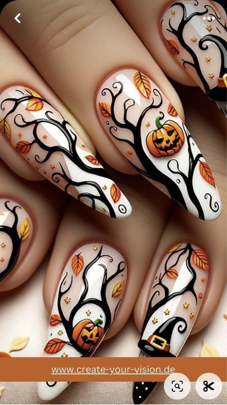 Holloween Nails, Unghie Nail Art, Halloween Acrylic Nails, October Nails, Crazy Nails, Halloween Nail Designs, Fall Nail Art, Halloween Nail, Neon Nails