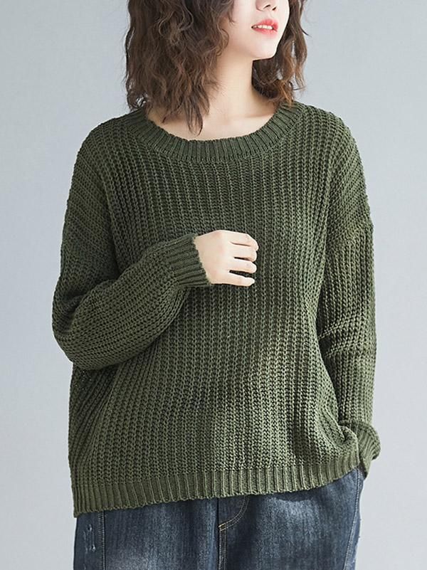 566620 Green Solid Color Sweater For Spring, Green Solid Color Sweater For Fall, Green Solid Color Spring Sweater, Spring Green Solid Color Sweater, Trendy Olive Tops For Winter, Green Casual Sweater, Casual Green Solid Color Sweater, Relaxed Fit Khaki Sweater For Fall, Casual Olive Tops For Winter