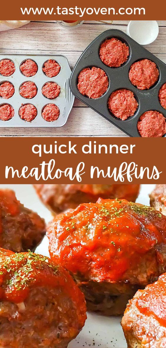 meatloaf muffins are an easy dinner recipe