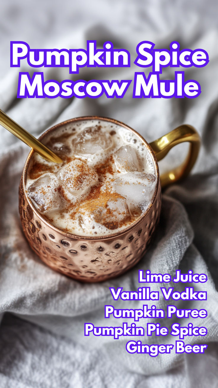 Pumpkin Spice Moscow Mule Pumpkin Spice Moscow Mule, Pumpkin Moscow Mule, Pumpkin Mule Recipe, Fall Moscow Mule Recipe, Fall Mule Cocktail, Fall Cocktail Drinks, Pumpkin Mule, Fall Moscow Mule, Mule Drink Recipes