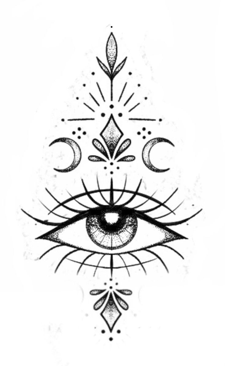 an all seeing eye tattoo design