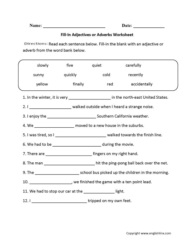 worksheet for reading the words in english