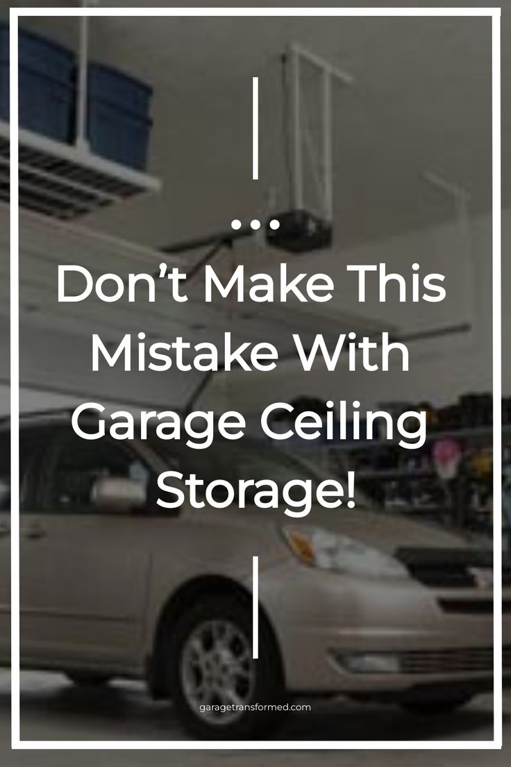 Don’t Make This Mistake With Garage Ceiling Storage! Overhead Storage In Garage, Garage Organization Ideas Ceiling, Garage Vacuum System, Garage Overhead Storage Ideas, Garage Ceiling Insulation, Garage Overhead Storage, Diy Overhead Garage Storage, Garage Hanging Storage, Garage Vacuums