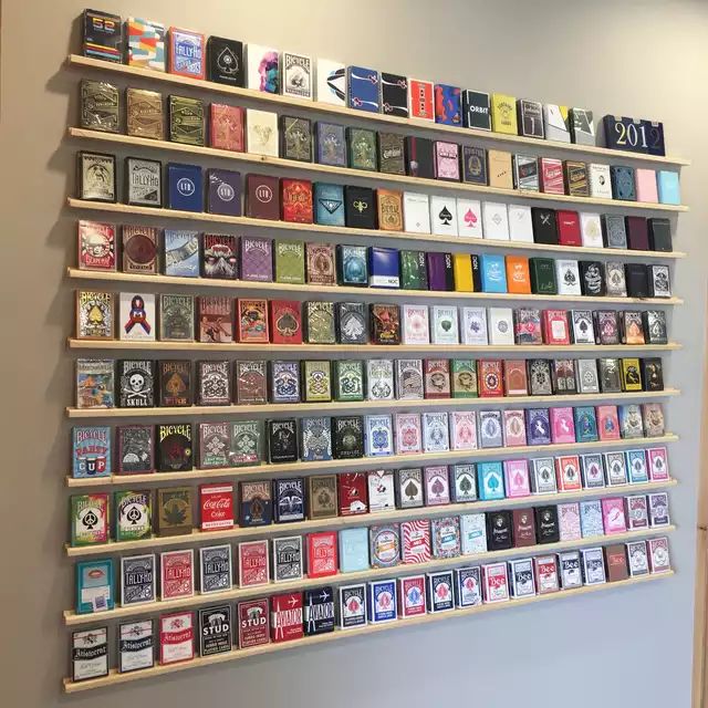 there is a wall with many different items on it