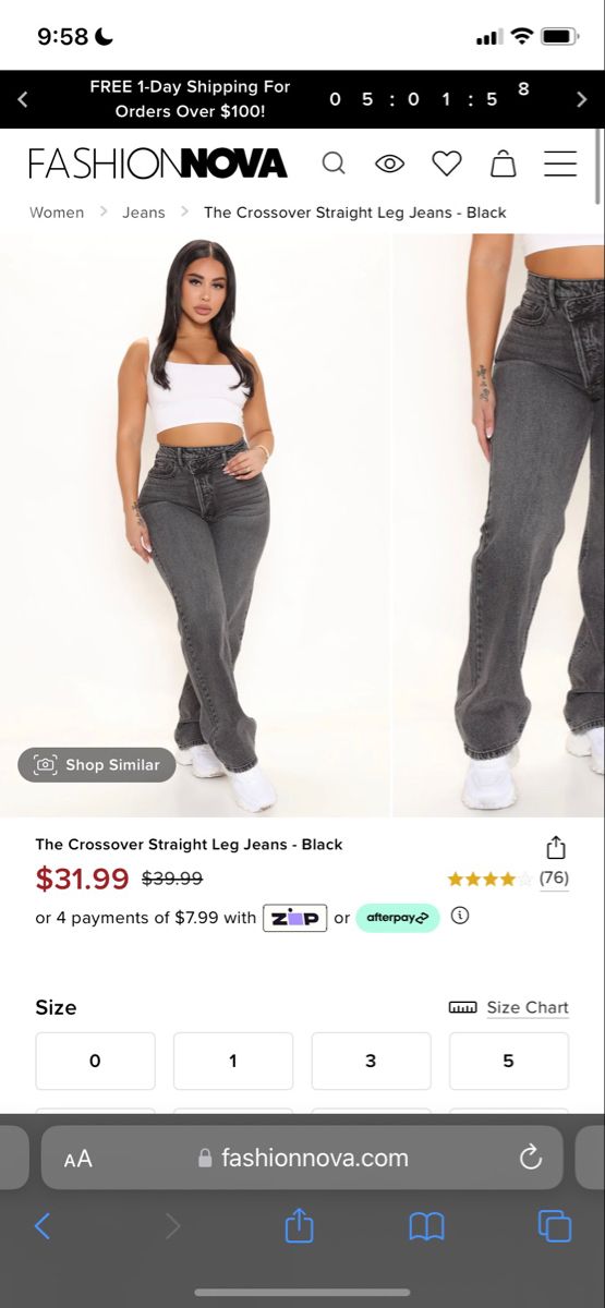 Straight Leg Jeans Outfits Black Women, Fashion Nova Finds, Fashion Nova Outfits Ideas, Plt Jeans, Clothes Websites, Cute Online Clothing Stores, Amazon Outfits, Straight Leg Jeans Outfits, Fasion Outfits