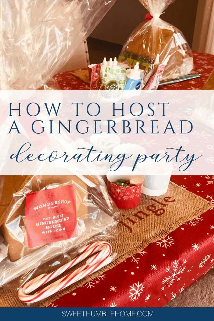 how to host a gingerbread decorating party