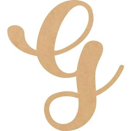 the letter g is made out of wood