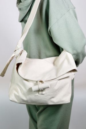 (1) Bellevue Clutch/Shoulder Bag - Off-white – FURB Upcycled White Cotton Canvas Bag For On-the-go, Versatile White Canvas Bag With Adjustable Strap, Eco-friendly White Shoulder Bag With Adjustable Strap, Spring Cream Cotton Shoulder Bag, Eco-friendly White Shoulder Bag With Removable Pouch, Versatile White Canvas Shoulder Bag, White Cotton Shoulder Bag For On-the-go, White Eco-friendly Canvas Bag For Everyday Use, Casual White Canvas Bag For On-the-go