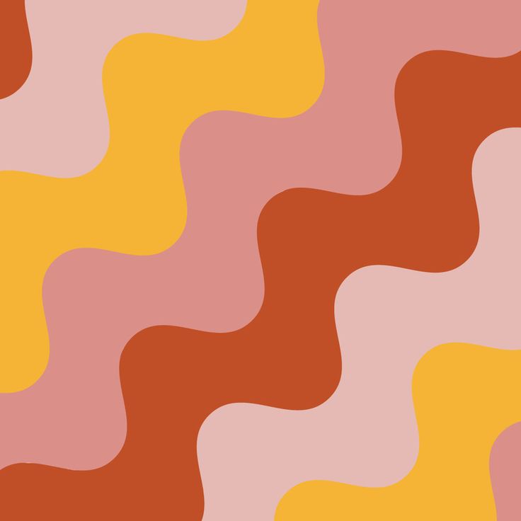 an abstract background with wavy lines in shades of pink, yellow and orange on top of each other