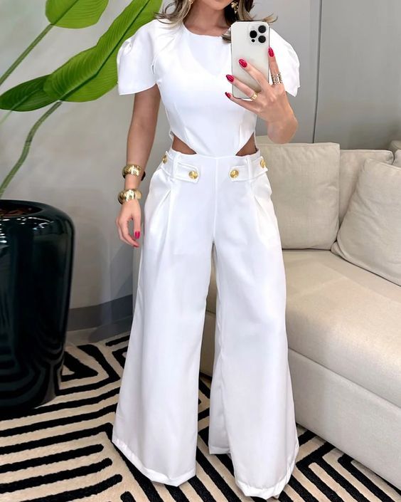 Summer Jumpsuit, Jumpsuit Elegant, Jumpsuit Summer, Style Elegant, Dress Romper, Elegant Style, Jumpsuits For Women, Light Green, Puff Sleeve