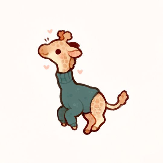 a drawing of a dog that is jumping in the air with his head tilted to the side