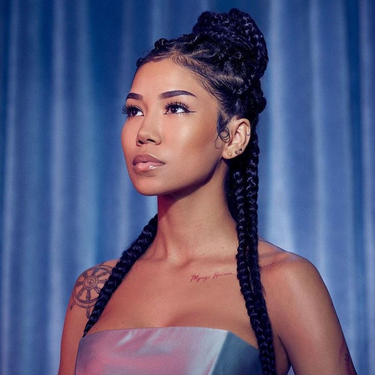 Jhené Aiko Chilombo, Big Sean And Jhene, Jumbo Box Braids, Messy Braids, Long Box Braids, Jhene Aiko, Woman Crush, Shakira, About Hair