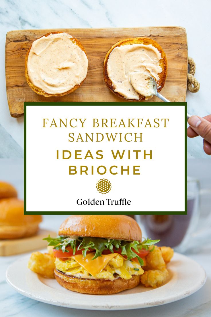 fancy breakfast sandwich ideas with brioche