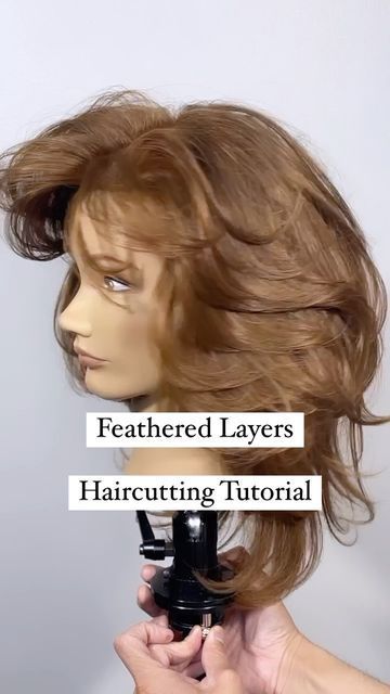 80s Feathered Bangs, Diy Feathered Bangs, Long Feathered Layers Haircuts, 80s Layered Haircut Medium, Feathered Hair Tutorial, How To Feather Your Own Hair, How To Shag Haircut, Full Bangstyle Hair Medium, Feathered Layers Medium Hair