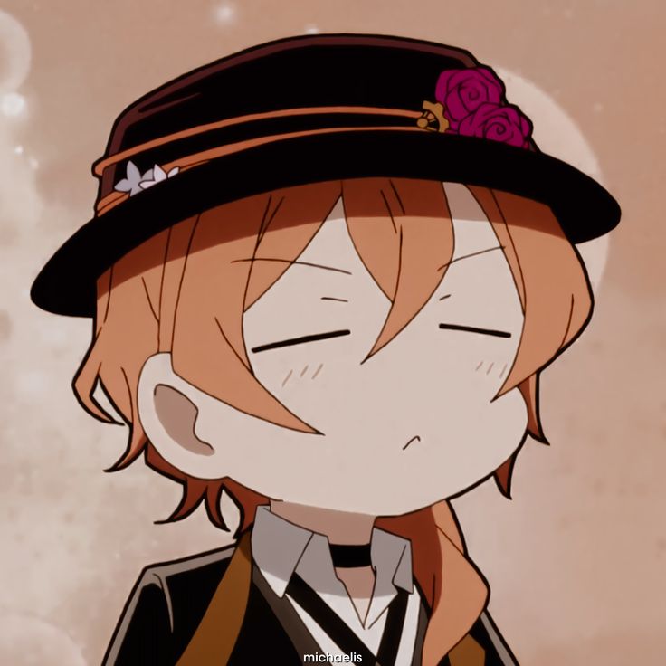 Chuuya Profile Pic, Chuuya Nakahara Fan Art, Chuuya Chibi, Bsd Stickers, Chuuya Bsd, Bsd Icons, Bungou Stray Dogs Chuya, Nakahara Chuuya, Anime D