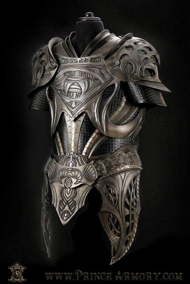 the armor is made out of metal