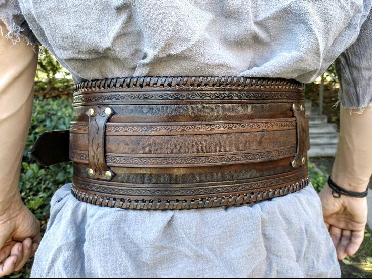 Kidney Belt, Kawaii Clothes Goth, Viking Belt, Custom Leather Belts, Leather Kilt, Large Belt, Viking Clothing, Leather Armor, Steampunk Accessories