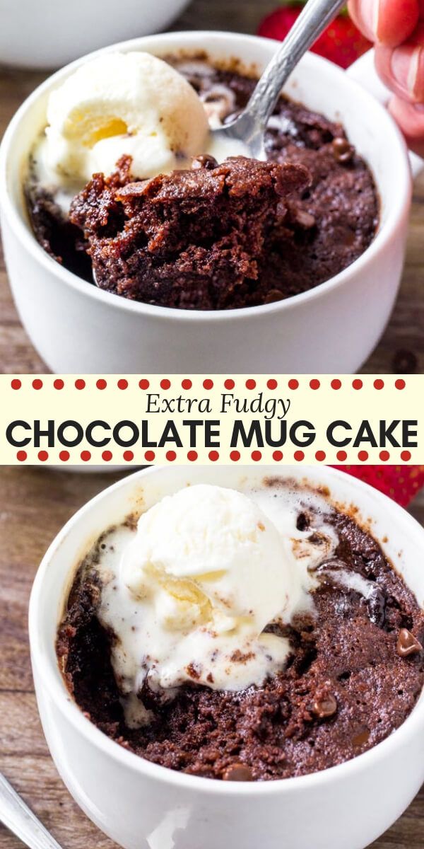 two bowls filled with chocolate mud cake and ice cream