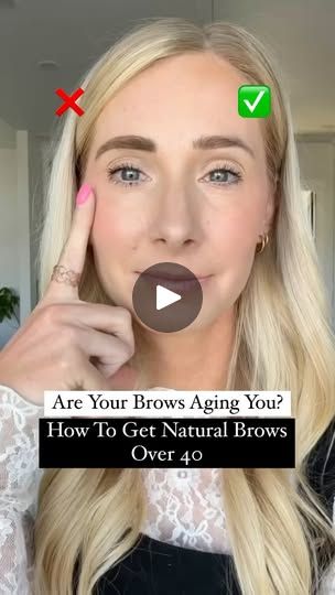 6.6K views · 821 reactions | ‼️This will change how you think about makeup as you age👇🏼👇🏼

BUT FIRST…SAVE THIS for later

✨In my 20’s and even 30’s dramatic eyebrows, heavier makeup and eyeliner were my jam. I loved experimenting with makeup and still do, but as we age going more natural can give a more youthful appearance 

Here’s how I have changed doing my brows as I’ve aged⬇️

1️⃣ using a lighter color vs a darker color to fill in my brows. This makes the eye area ( where many of us are hooding) look less heavy and open. 
2️⃣Only filling in the areas I am more sparse instead of lining the eyebrow as one big line.
3️⃣Keeping my tail of the brow in line with the edge of my eye. Pulling it down too far can make the eye look droopy and heavy.
4️⃣Using a wax to lift and shape the brow a Bushy Brows, I Have Changed, Heavy Makeup, About Makeup, Natural Brows, Eye Look, My Jam, Food Stuff, But First