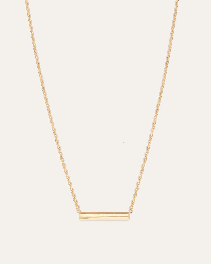 Bar Necklace Sleek Bar, Neutral Skin Tone, Coordinates Jewelry, Gold Bar Necklace, Professional Jewelry, Shades Of Gold, Delicate Chain, Domed Ring, Chain Gold