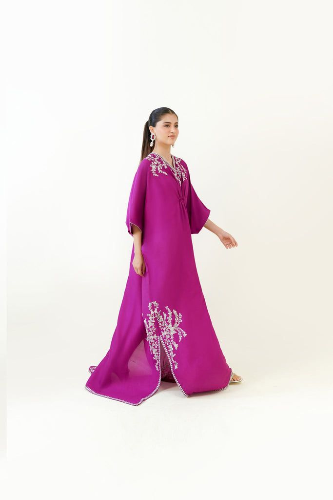 Magenta Kaftan Bridal Designs, Wedding Wear, Jewel Tones, Raw Silk, Wedding Season, Ready To Wear, Dress Up, Festival, Silk