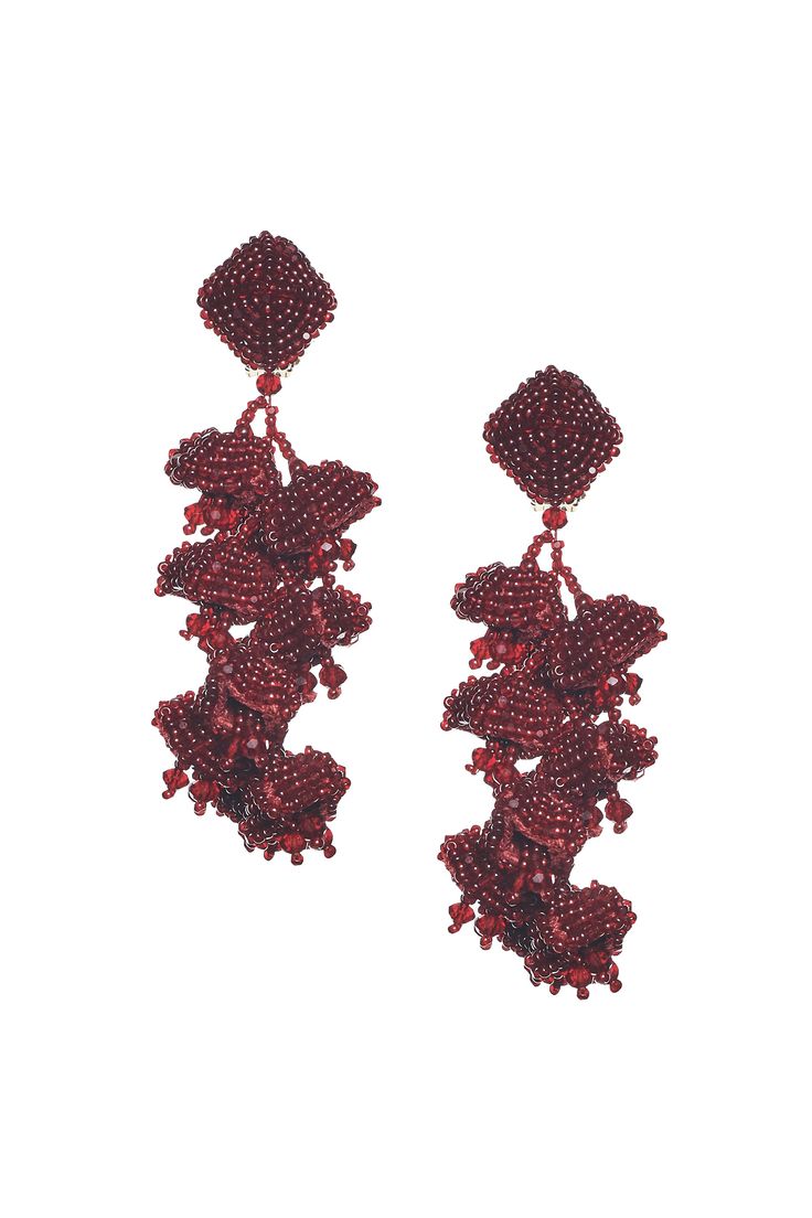 The intricate and precise threadwork found in all of our accessories can only be accomplished by our most skilled, second-generation artisans who have cultivated their talents over decades.Details:Clip backingStyle #G18E01 Grape Earrings, Order Confirmation Email, Golden Rod, Ivory Earrings, Oval Earring, Natural Beads, Merlot, Deodorant, Gold Earrings